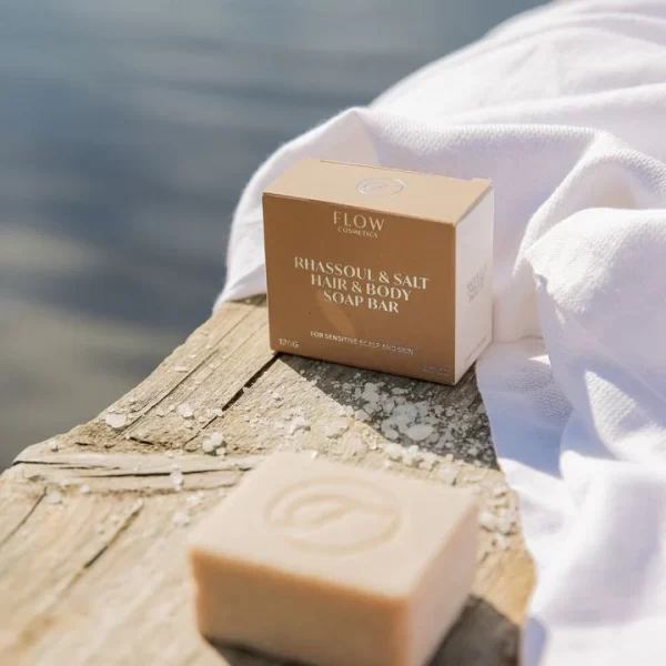 Shampoo bar Rhassoul & Salt - For sensitive scalps and dry skin - Image 2