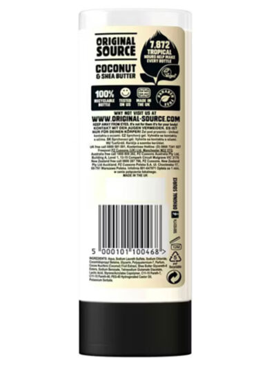 Original Source Coconut and Shea Butter Shower Gel Body Wash 250ml